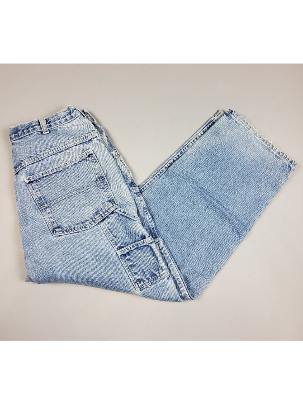 Vintage Canyon River Blue Carpenter Men's Jeans Size 38x30 Light Wash Skater